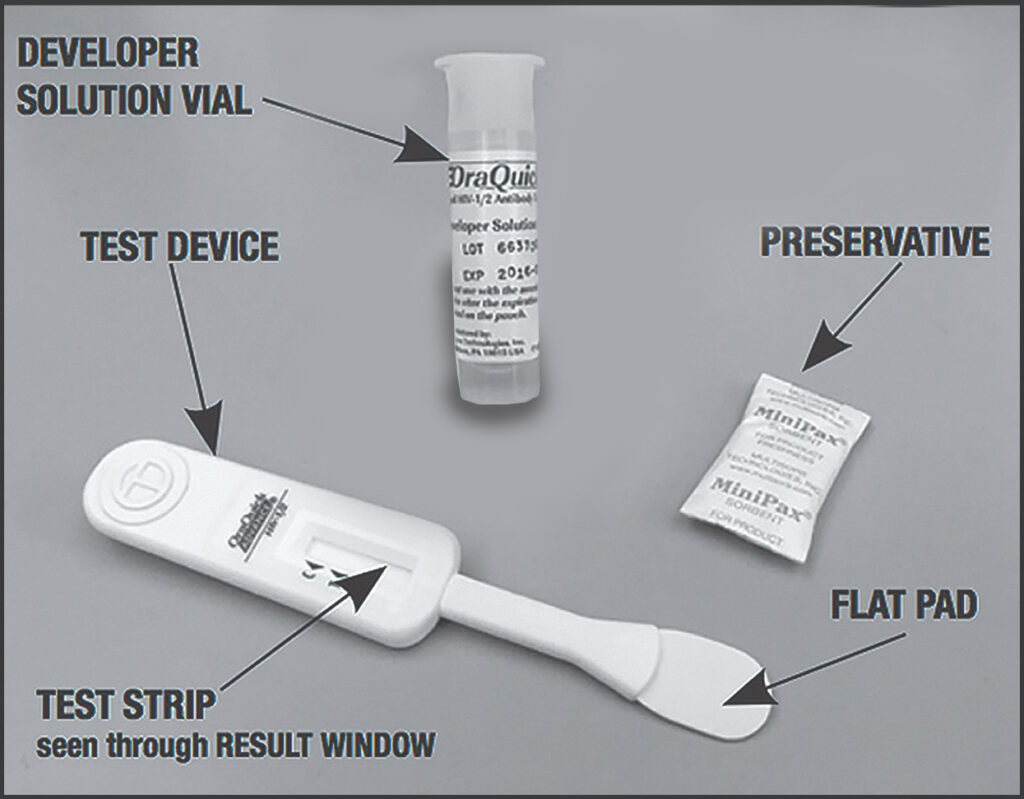 Oral fluid test - 關懷愛滋 AIDS Concern