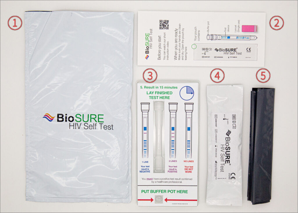HIV Fingerprick blood test BioSURE 關懷愛滋 AIDS Concern